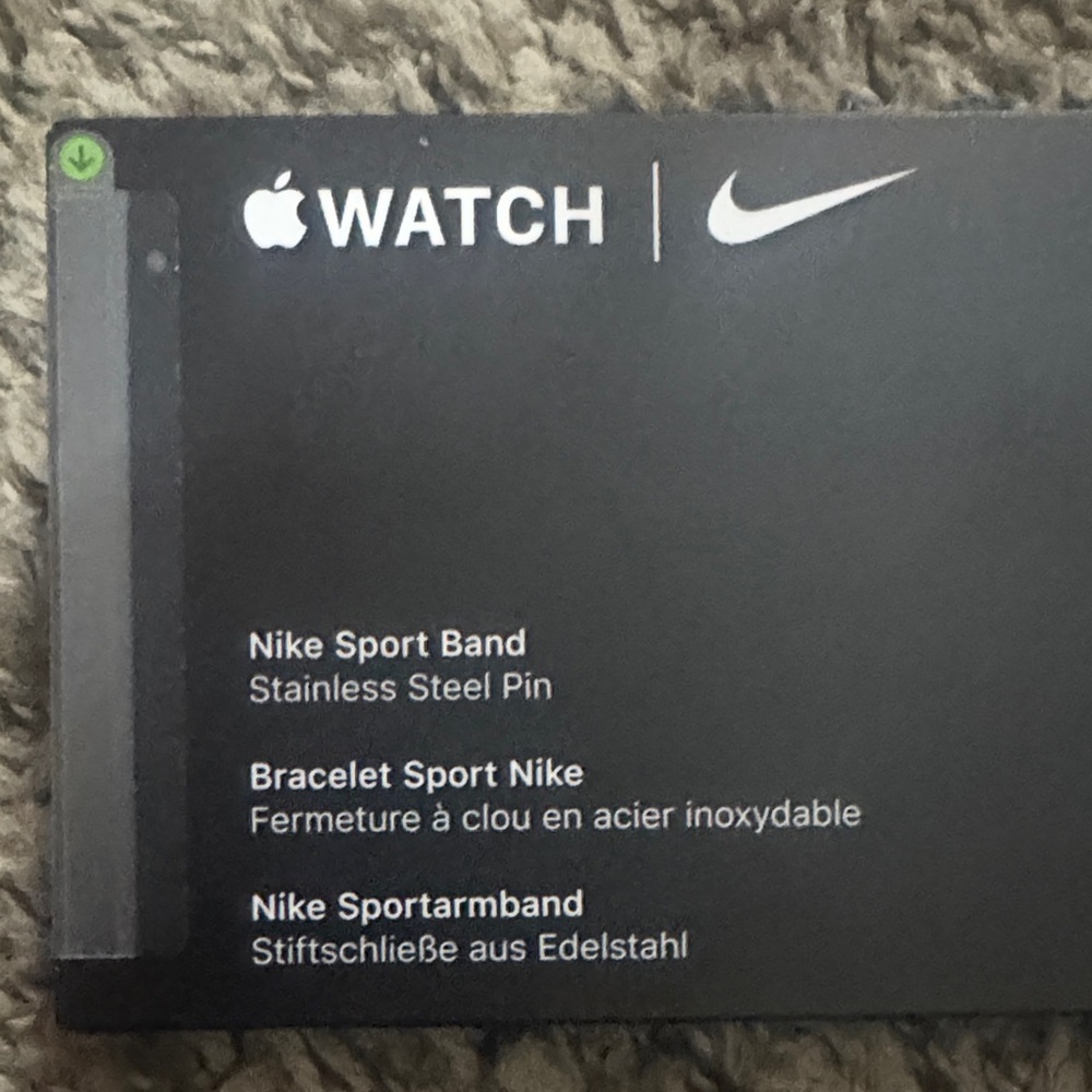 Nike Sport Band hasta light Silver for Apple Watch - Picture 3 of 7